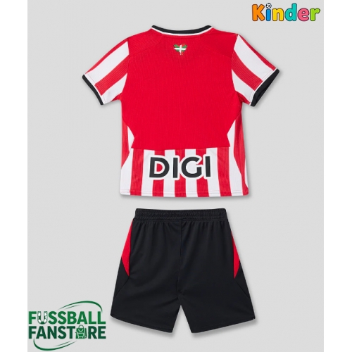 Athletic Bilbao Replik Heimtrikot Kinder 2026-27 Kurzarm (+ Kurze Hosen)